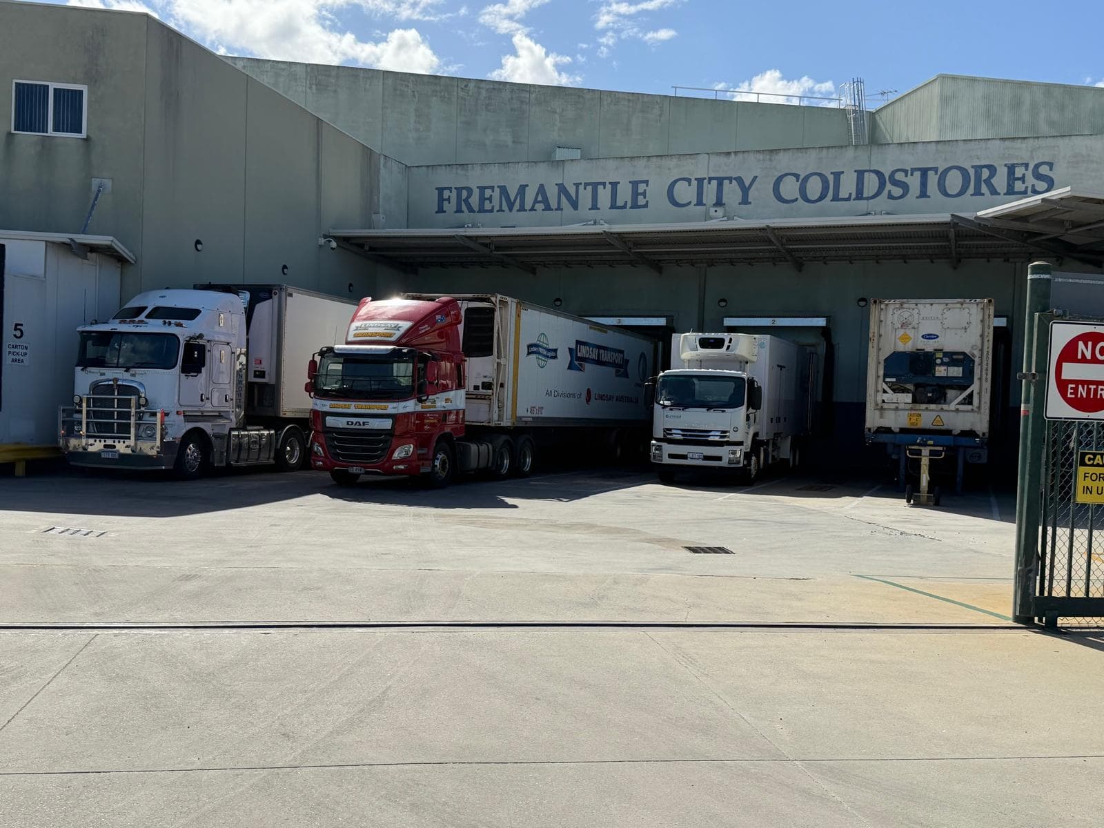 Cold store delivery in Fremantle
